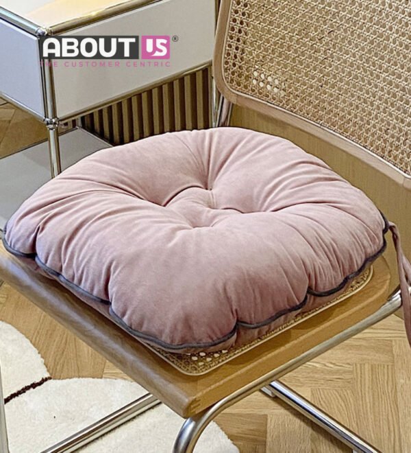 VELVET ROUND CHAIR PAD